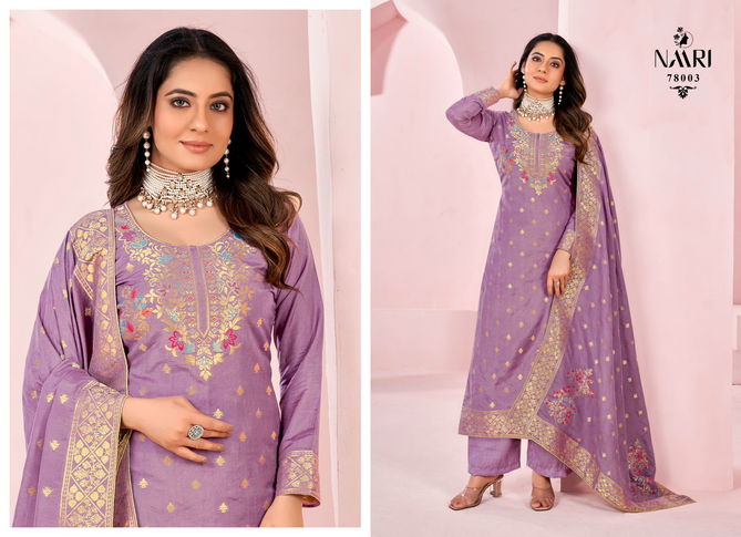 Ferari Vol 2 By Naari Jacquard Designer Salwar Kameez Wholesalers In Delhi
